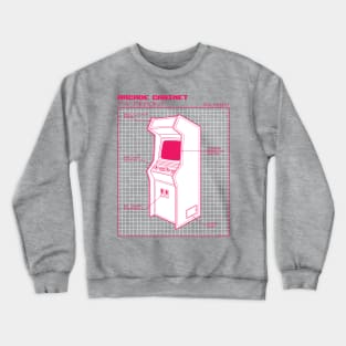 Retro Arcade Cabinet Crewneck Sweatshirt